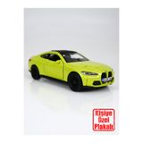 bebeym Bmw M4 Metal Oyuncak Araba - 1:36 Ölçek Özel Plakalı - Yeşil Bmw M4 Model Araba