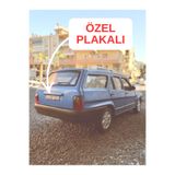 bebeym Çek Bırak Metal Araba Kartal Koleksiyon Aracı (Kişiye Özel Plaka)