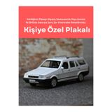 bebeym Kartal Slx Metal Oyuncak Araba - Işıklı ve Sesli Özel Plakalı - Beyaz