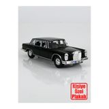 bebeym Mercedes 1963 600 Metal Oyuncak Araba - Kişiye Özel Plakalı - Siyah