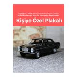 bebeym Mercedes E200 Metal Oyuncak Araba - Kişiye Özel Hediye plakalı
