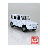 bebeym Mercedes G Class Metal Oyuncak Araba - Kişiye Özel Plakalı - Beyaz