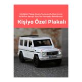 bebeym Mercedes G63 Metal Oyuncak Araba - Işıklı ve Sesli G Serisi Mercedes Oyuncak - beyaz