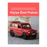 bebeym Mercedes G63 Metal Oyuncak Araba - Işıklı ve Sesli G Serisi Mercedes Oyuncak - Kırmızı