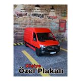 BEBEYM Mercedes Sprinter Metal Oyuncak Araba KIRMIZI