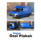 BEBEYM Mercedes Sprinter Metal Oyuncak Araba MAVİ