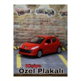 BEBEYM Peugeot 207 Metal Araba - 207 Oyuncak Araba - Kişi