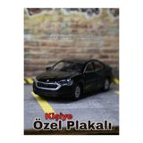 bebeym Skoda Oktavia Metal Araba - Skoda Oyuncak Araba - Kişiye Özel Plakalı