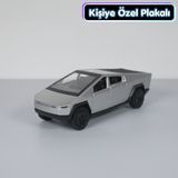BEBEYM Tesla Cybertruck Metal Oyuncak Araba 1:36 Gri