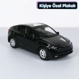 BEBEYM Tesla Metal Oyuncak Araba 1:36 Siyah
