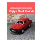 bebeym Toros Metal Oyuncak Araba - Işıklı ve Sesli Özel Plakalı Die Cast Model Araba