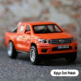 BEBEYM TOYOTA HİLUX METAL OYUNCAK ARABA TURUNCU