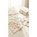 Bebila Baby Ağız Silme Mendili Bebek 7'li Yenidoğan %100 Pamuk Ter Bezi 21X21