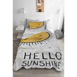 Bebişim Halı Hello Sunshine Tek Kişilik Pike Takımı Çocuk Odası Pike Yatak Örtüsü - Sarı