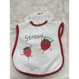 Bebitof 014 Bebek Mama Önlüğü Muşambalı Desenli - Fuşya - Standart