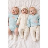Bebitof % 100 Coton 10 Lu Hastane Çıkışı Yeni Sevimli Aybalam Desenli 10123