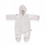 Bebitof Ayıcık Desenli Welsoft Bebek Tulumu 70324