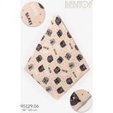 Bebitof Ayıcıklı Peluş Bebek Battaniye 88*100 - Gri
