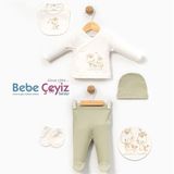 BEBİTOF Benekli Zürafalar 5'Li Hastane Çıkışı ( Yeşil )