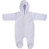 Bebitof Puan Desenli Bebek Tulumu 70325 Mavi 6-9 Ay