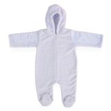 Bebitof Puan Desenli Bebek Tulumu 70325 Mavi 9-12 Ay