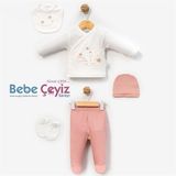 BEBİTOF Sevimli Zürafa Ve Ayı 5'Li Hastane Çıkışı ( Mürdüm )