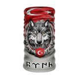 Bebo Store Extreme Outdoor Spor , Motorcu Ve Bisiklet Kullananlara Özel Desenli Buff Boyunluk Bandana Balaklava Kurt-212 Çok Renkli