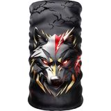 Bebo Store Extreme Outdoor Spor , Motorcu ve Bisiklet Kullananlara Özel Desenli Buff Boyunluk Bandana Balaklava (KURT-213)