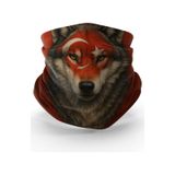 Bebo Store Extreme Outdoor Spor , Motorcu Ve Bisiklet Kullananlara Özel Desenli Buff Boyunluk Bandana Balaklava Kurt-216 Çok Renkli