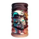 Bebo Store Extreme Spor Motor Ve Bisiklet Kullananlara Özel Desenli Buff Boyunluk Bandana Balaklava - astronot