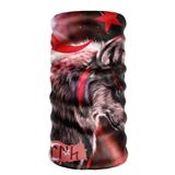 Bebo Store Extreme Spor Motor Ve Bisiklet Kullananlara Özel Desenli Buff Boyunluk Bandana Balaklava - Kurt-214