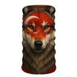Bebo Store Extreme Spor Motor Ve Bisiklet Kullananlara Özel Desenli Buff Boyunluk Bandana Balaklava - Kurt-216
