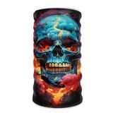 Bebo Store Extreme Spor Motor Ve Bisiklet Kullananlara Özel Desenli Buff Boyunluk Bandana Balaklava - kuru_kafa-10