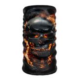 Bebo Store Extreme Spor Motor Ve Bisiklet Kullananlara Özel Desenli Buff Boyunluk Bandana Balaklava - skull-0208-5