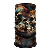 Bebo Store Extreme Spor Motor Ve Bisiklet Kullananlara Özel Desenli Buff Boyunluk Bandana Balaklava - skull-0208-8