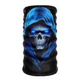 Bebo Store Extreme Spor Motor Ve Bisiklet Kullananlara Özel Desenli Buff Boyunluk Bandana Balaklava - skull-176