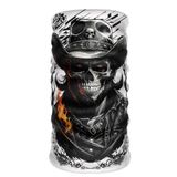 Bebo Store Extreme Spor Motor Ve Bisiklet Kullananlara Özel Desenli Buff Boyunluk Bandana Balaklava - skull-184