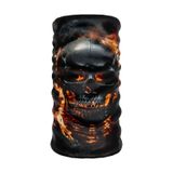 Bebo Store Extreme Spor Motorsiklet Kullananlara Özel Desenli Buff Boyunluk Bandana Balaklava Skull-0208-5