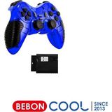 Beboncool 2.4g PS1-PS2-PS3-PC360-WINDOWS Pc-Android Tv-Android Tablet Telefon Uyumlu Titreşimli Kablosuz Joystick Kol - Mavi