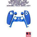beboncool 3in1 Ps5 Dualsense Dekoratif Çıta Analog Yükseltici Silikon Kılıf Joystick Koruyucu Kit