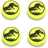 Beboncool Jurassic Park Dinazor Ps3-Ps4-Ps5-Xbox One-X-S-Series x Series S Analog Koruyucu Silikon Pad - Sarı