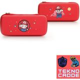 Beboncool Nintendo Switch OLED Uyumlu Saklama Kutusu Koruyucu Taşıma Çantası Seyahat Çantası - Kırmızı