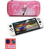 Beboncool Nintendo Switch OLED Uyumlu Saklama Kutusu Koruyucu Taşıma Çantası Seyahat Çantası - Pembe