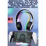 beboncool PG-P5P23 RGB Işıklı Kulaklık ve Ps Portal Manyetik Şarj Standı