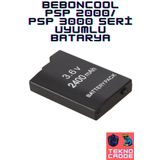 beboncool Psp 2000/Psp 3000 Seri Uyumlu 2400mAh Batarya