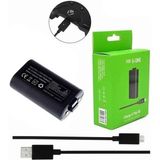 Beboncool Xbox One-One X-One S-Series S Series x Uyumlu 1400 mah Pil Kablo Seti - Siyah