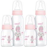 Bebsi Pembe 250 ml + 125 ml 2'li Cam Biberon Seti