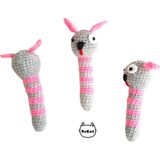 BeCat Kedi & Köpek Diş Kaşıma Oyuncağı & Pet Stres ve Isırma Oyuncağı - Pembe