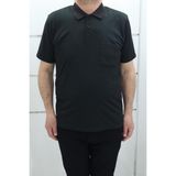 Becces Fistan Store Erkek Çizgili Klasik Kesim Rahat Kalıp Tek Cepli Polo Yaka T-Shirt - Haki Yeşil