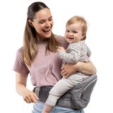 Beco Gemini Kalça Koltuğu™ Bebek Taşıyıcı - 4'ü 1 Arada Kullanımı Kolay Bebek Kalça Taşıyıcı, Ayarlanabilir Yenidoğan Bebek Taşıyıcı ve Küçük Çocuk Taşıyıcı, Bebek Taşıyıcısı Yenidoğan - Küçük Çocuk